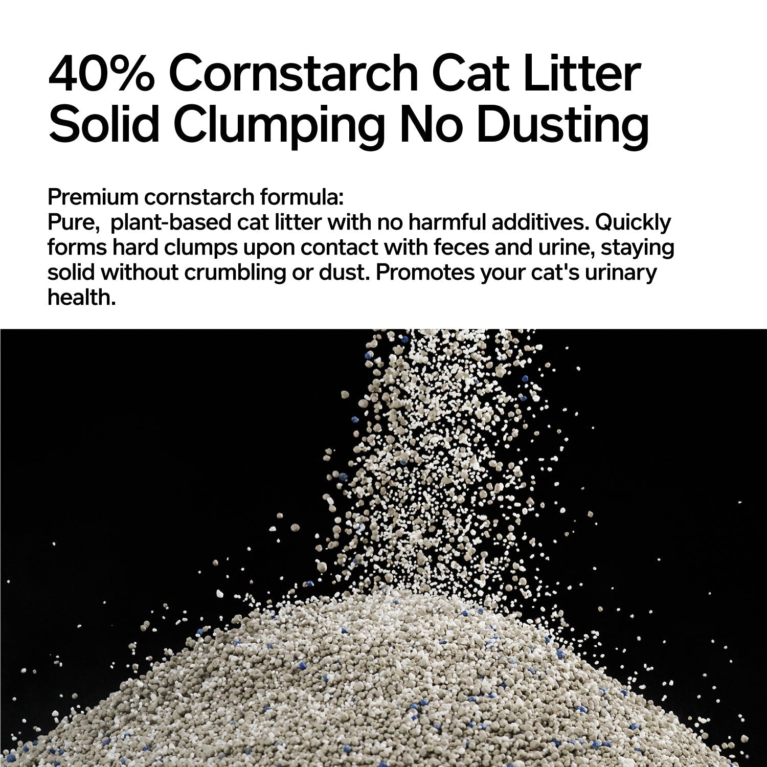Pidan Cat Litter White-Jade (Corn Starch) & Bentonite Mix, 4 Bags | Non-Flushable | URBAN PAW PETS