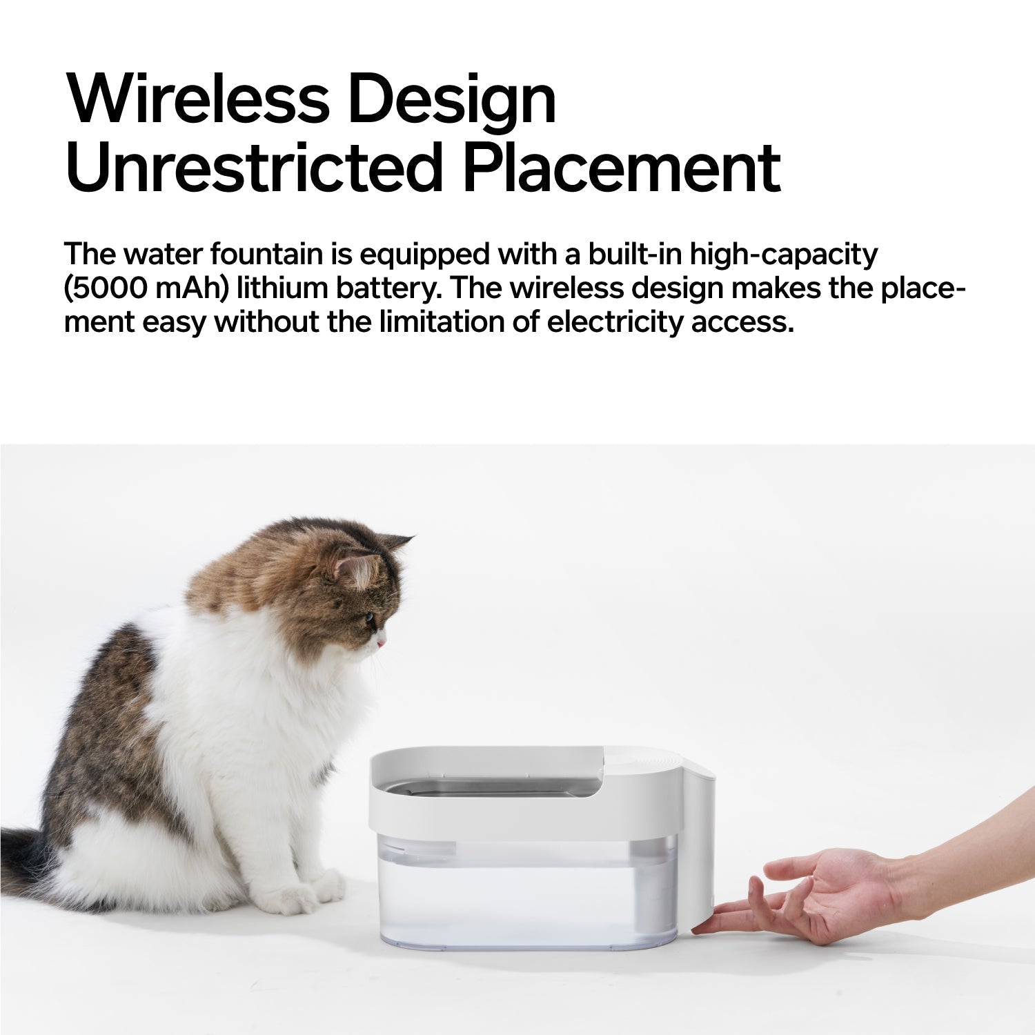 Pidan Cat Water Fountain Wireless Type URBAN PAW PETS