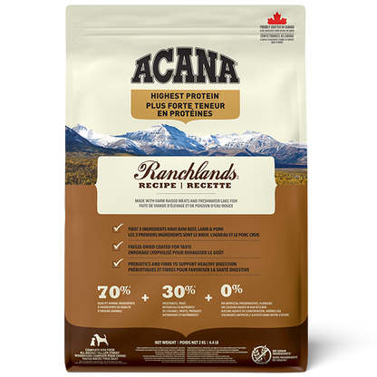 Highest Protein Ranchlands Acana