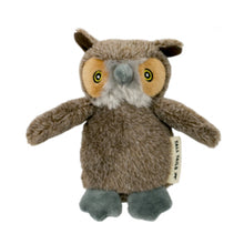 Plush Owl Squeaker Tall Tails