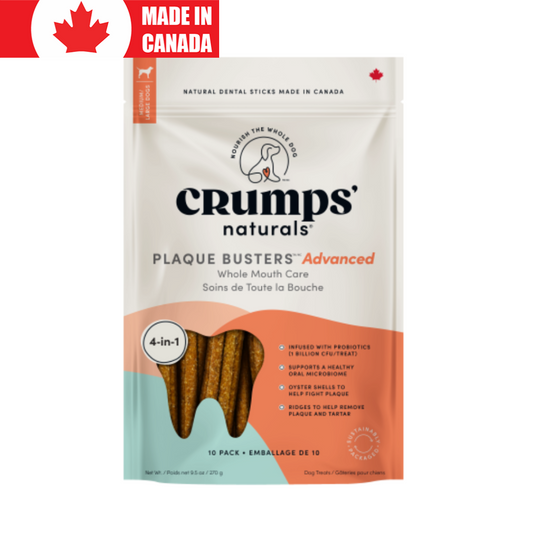 Plaque Busters w Probiotics Crumps