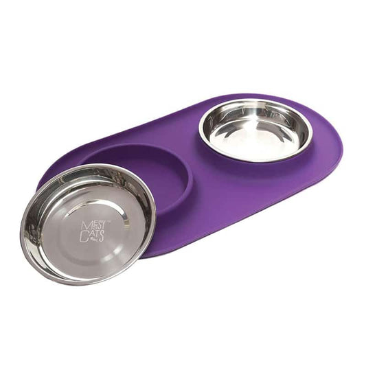 Messy Cats - Double Silicone Feeder URBAN PAW PETS