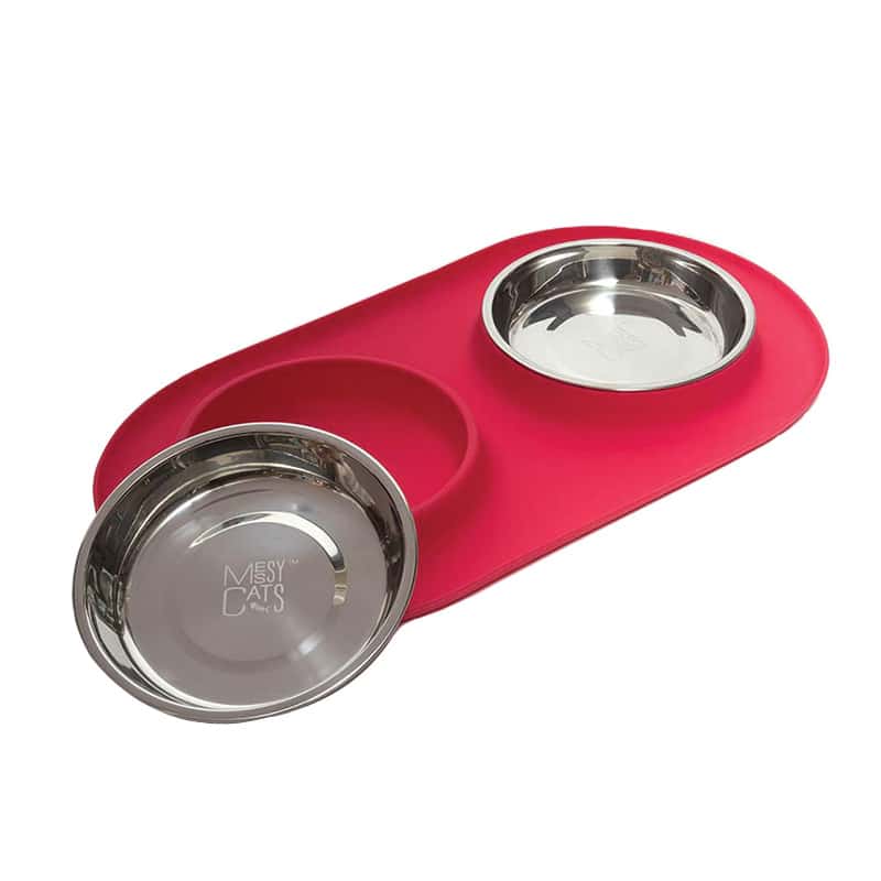 Messy Cats - Double Silicone Feeder URBAN PAW PETS