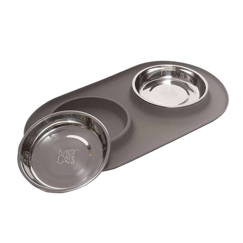 Messy Cats - Double Silicone Feeder URBAN PAW PETS