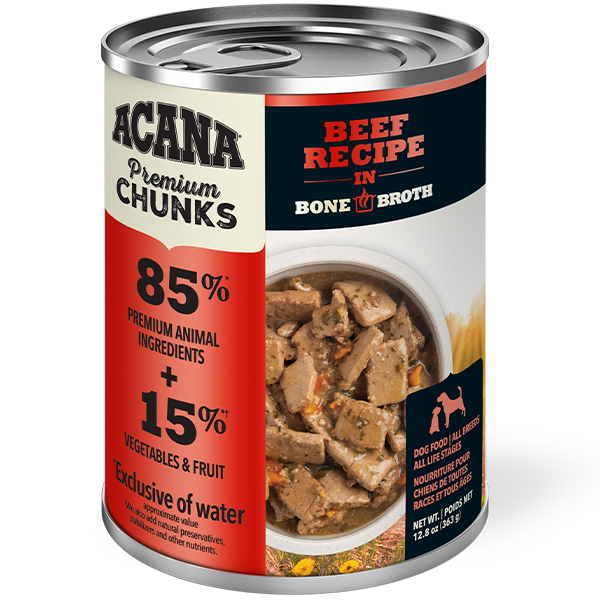 Dog Premium Chunks Beef in Bone Broth 12/363g +%5 Case Discount URBAN PAW PETS