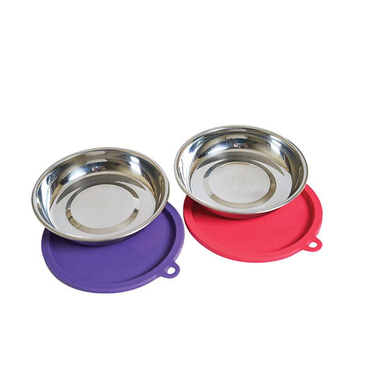 Messy Cats - *Raw Food* 4pc Bowl/Cover Box Set URBAN PAW PETS