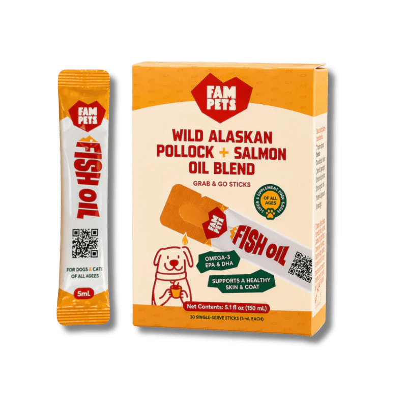 Fam-Pets - Alaskan - Pollock & Salmon - Omega-3 Fish Oil