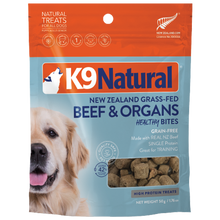 K9 Natural Dog Treats Healthy Bites Beef & Organs 1.76oz URBAN PAW PETS
