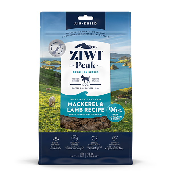 ZIWI Peak Dog Air-Dried Mackerel & Lamb URBAN PAW PETS