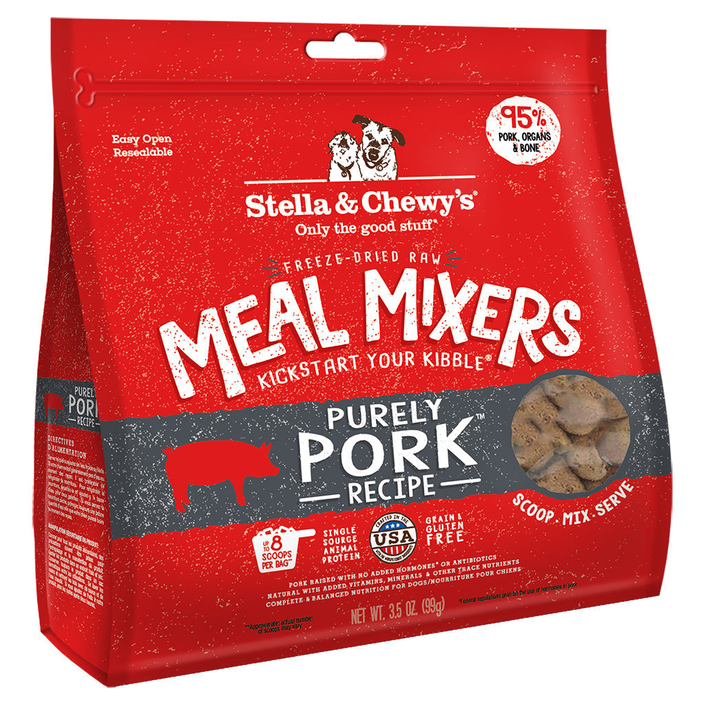 FD Pork Mixers for Dogs Stella and Chewy's