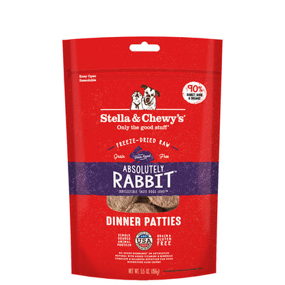 Freeze Dried Rabbit for Dogs Stella and Chewy's