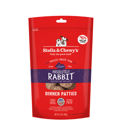 Freeze Dried Rabbit for Dogs Stella and Chewy's