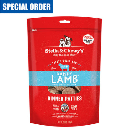 FD Lamb Patties Stella and Chewy's