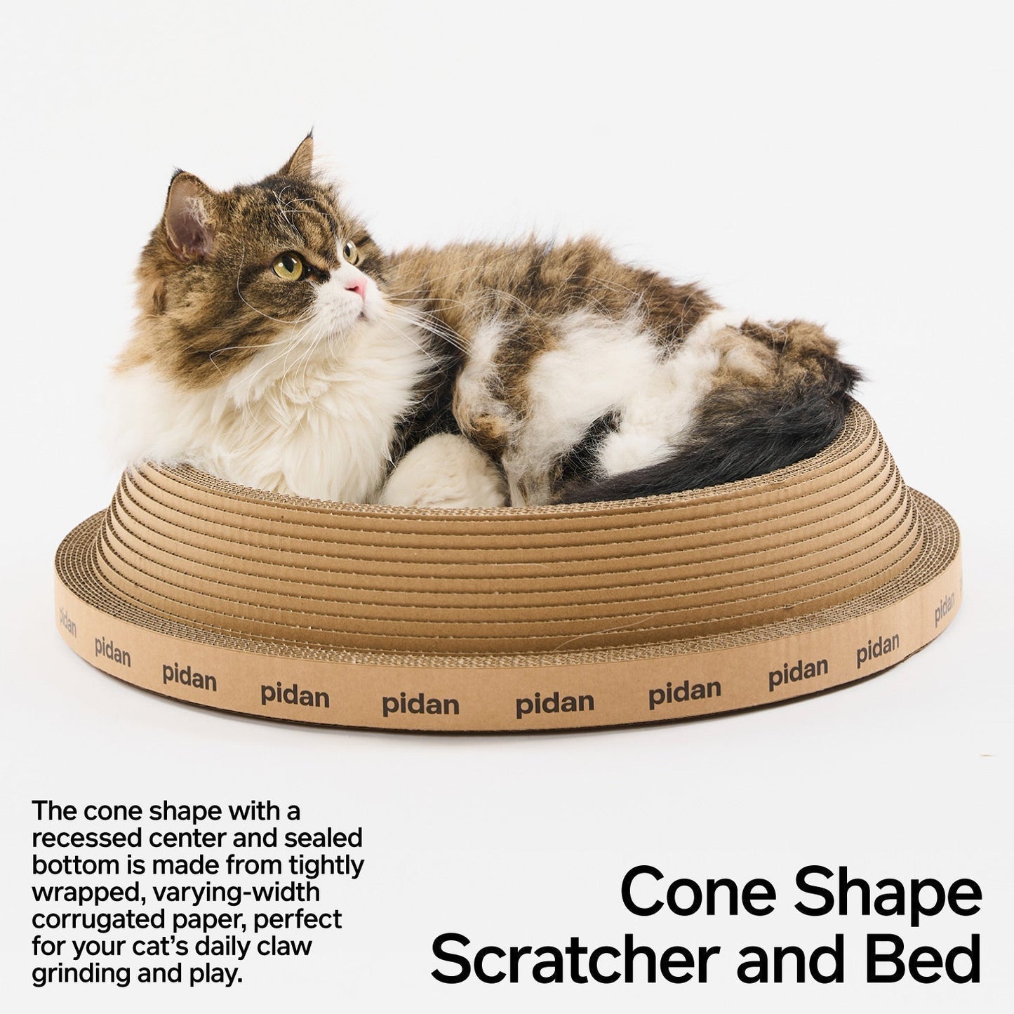 Pidan Cat Scratcher Board – Volcano Style URBAN PAW PETS