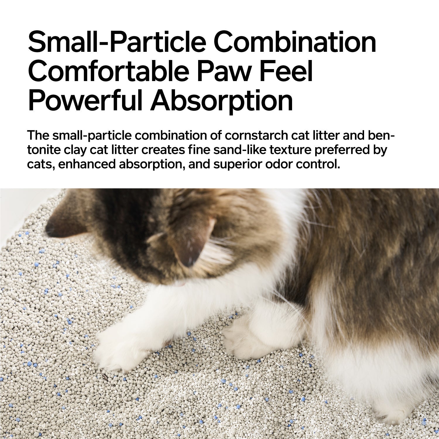 Pidan Cat Litter White-Jade (Corn Starch) & Bentonite Mix, 4 Bags | Non-Flushable | URBAN PAW PETS