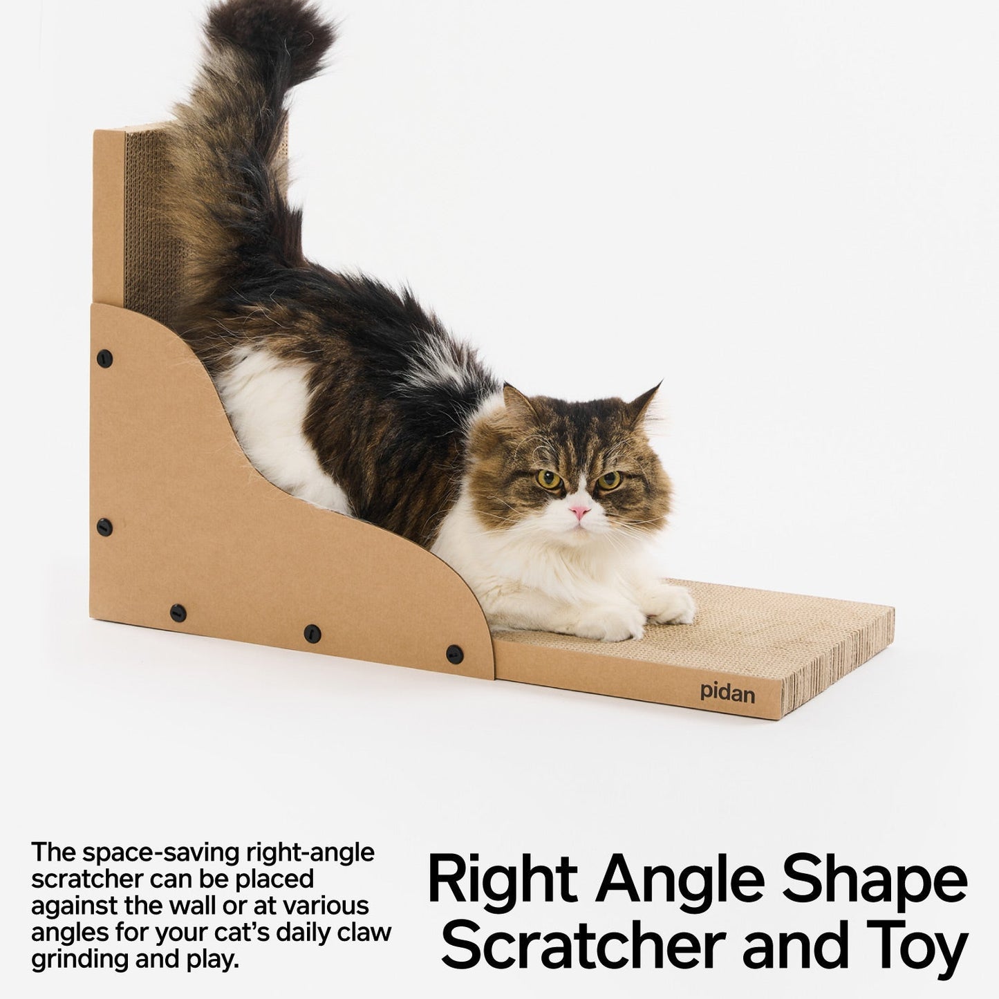 Pidan Cat Scratcher Board – Straight Angle Style URBAN PAW PETS