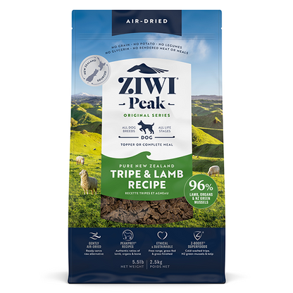 ZIWI Peak Dog Air-Dried Tripe & Lamb URBAN PAW PETS