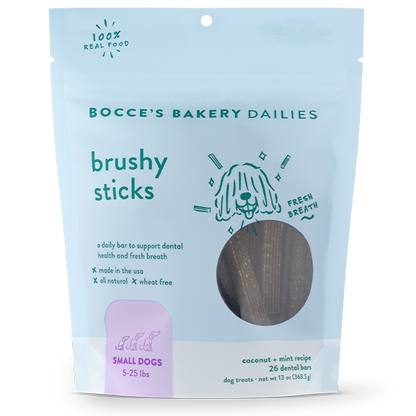 Bocce's Bakery Dog Dailies Brushy Sticks Large 16 oz URBAN PAW PETS