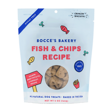 Bocce's Bakery Dog Crunchy Biscuits Fish & Chips 5 oz URBAN PAW PETS