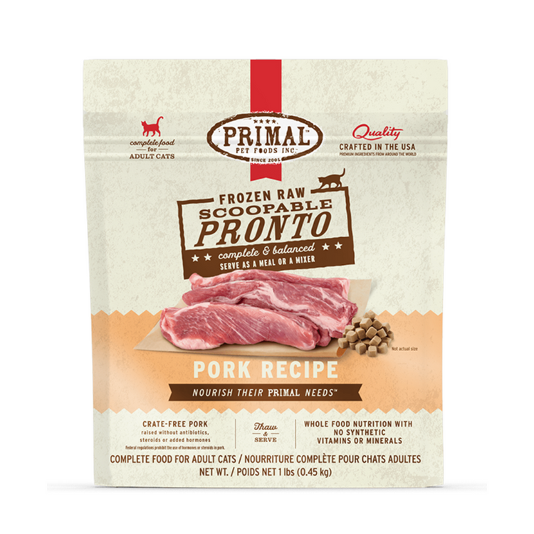 Raw Pork for Cats Primal