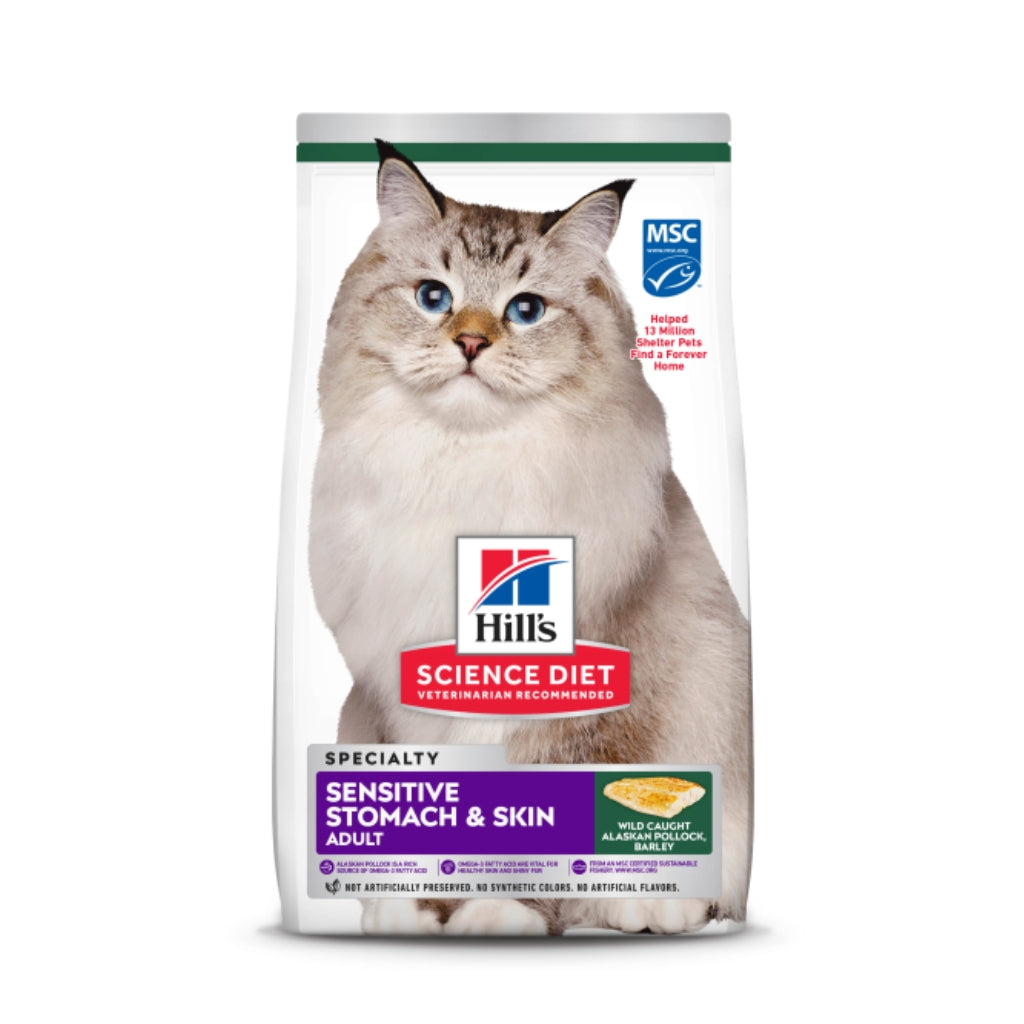 Sensitive Stm&Skn Pollock Hill's Science Diet