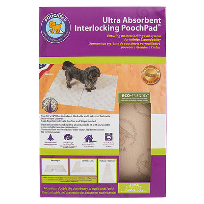 PoochPad™ Ultra Absorbent Interlocking Pads - 2 Pack URBAN PAW
