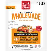 The Honest Kitchen Dog Dehydrated Wholemade LID GF Duck & Sweet Potato 10 lb