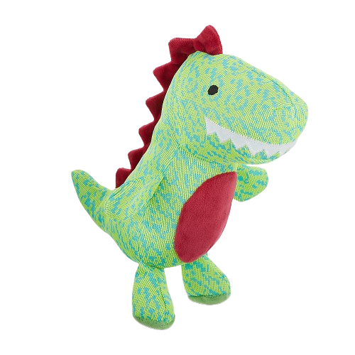 Joyhound Crazy Comfy Fly Knit Plush T-Rex Dog Toy - Squeaker