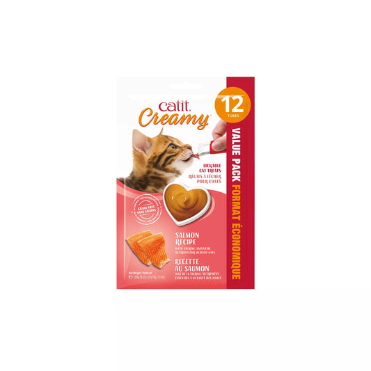 Catit Creamy Lickable Cat Treat - Salmon Flavour URBAN PAW PETS