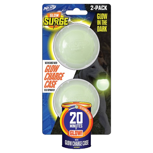 Nerf Dog™ Glow Ball Dog Toy - 2 Pack