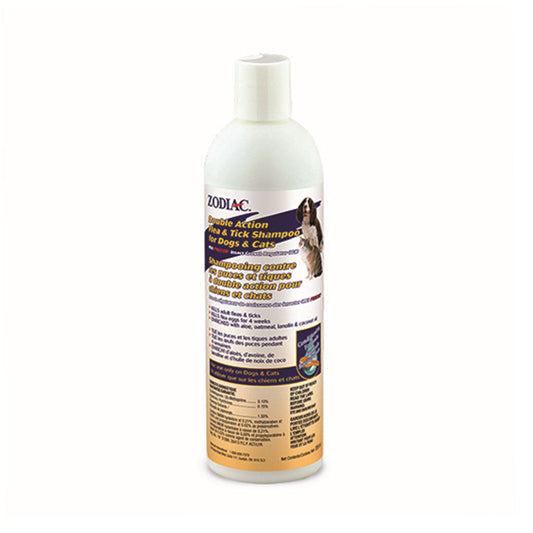 Double Action Flea Shampoo 355 ml Zodiac