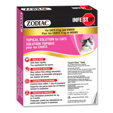 Zodiac Infestop Cats under 4 kg URBANPAWPETS LTD.