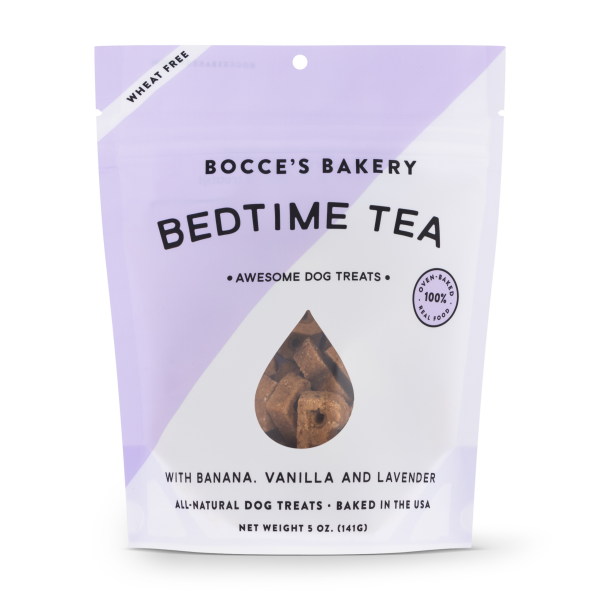 Bocce's Bakery Dog Crunchy Biscuits Bedtime Tea 5 oz