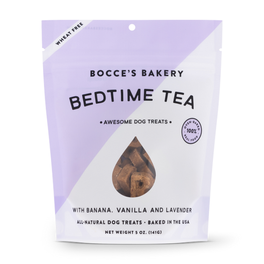 Bocce's Bakery Dog Crunchy Biscuits Bedtime Tea 5 oz