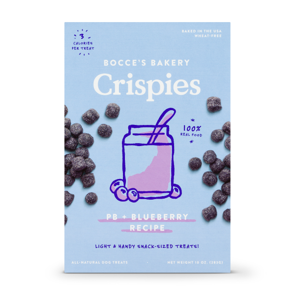 Bocce's Bakery Dog Crispies PB + Blueberry 10 oz URBAN PAW PETS
