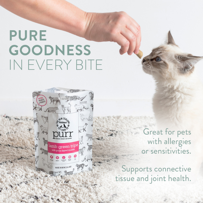 NZ Natural Pet Food Co - Air Dried - Treats - Purr - Venison Lung - 50g