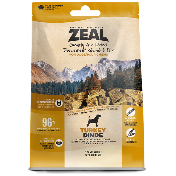 Zeal Air-Dried Turkey Dog Food