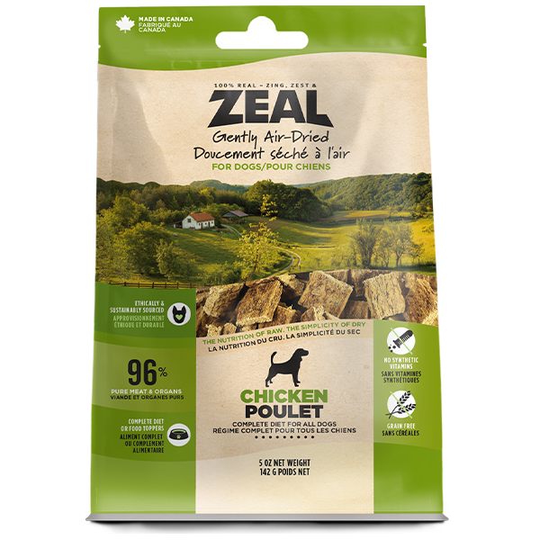 Zeal Air-Dried Chicken Dog Food (Grain-Free)