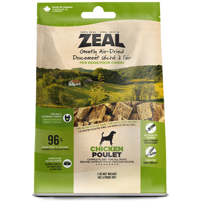 Zeal Air-Dried Chicken Dog Food (Grain-Free)