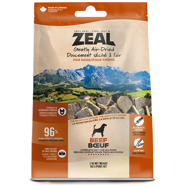Zeal Air-Dried Beef Dog Food (Grain-Free)