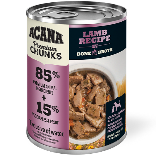 Dog Premium Chunks Lamb in Bone Broth 12/363g +%5 Case Discount URBAN PAW PETS