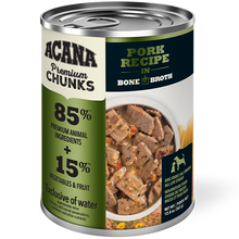 Dog Premium Chunks Pork in Bone Broth 12/363g +%5 Case Discount URBAN PAW PETS