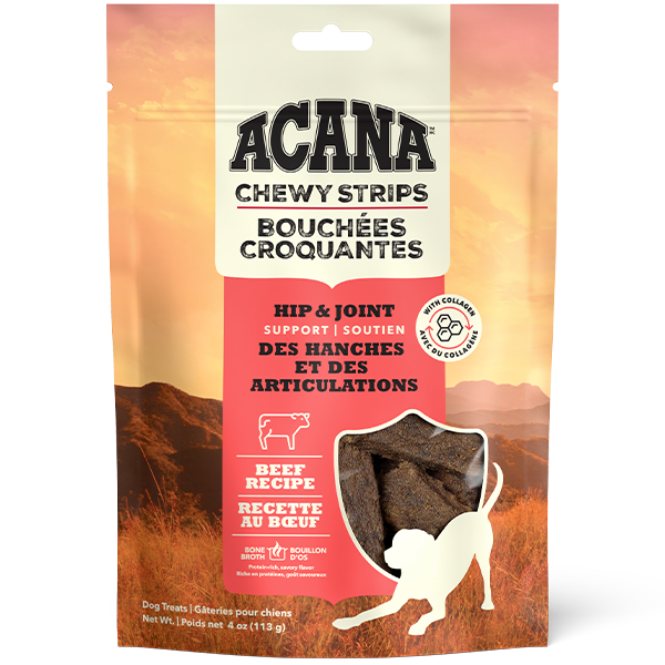 Chewy Strips Beef Hip & Joint Support 113g Acana