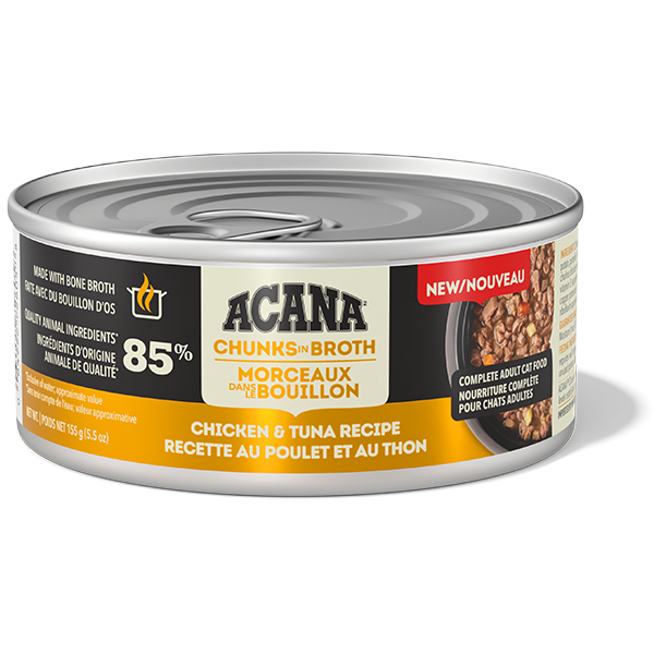 Cat Chunks in Broth Chicken & Tuna Case 12/155g +%5 Case Discount URBAN PAW PETS