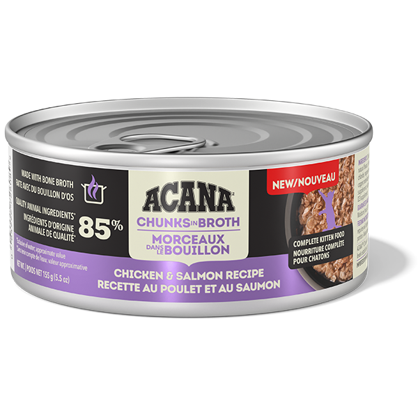 Cat Premium Chunks Chk & Salmon Entree Kitten 12/155g +%5 Case Discount URBAN PAW PETS