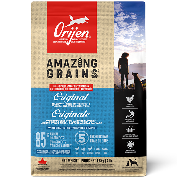 ORIJEN Dog Amazing Grains Original 1.8 kg URBAN PAW PETS