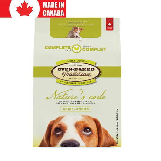 Nature's Code Chicken Dog Oven-Baked Tradition