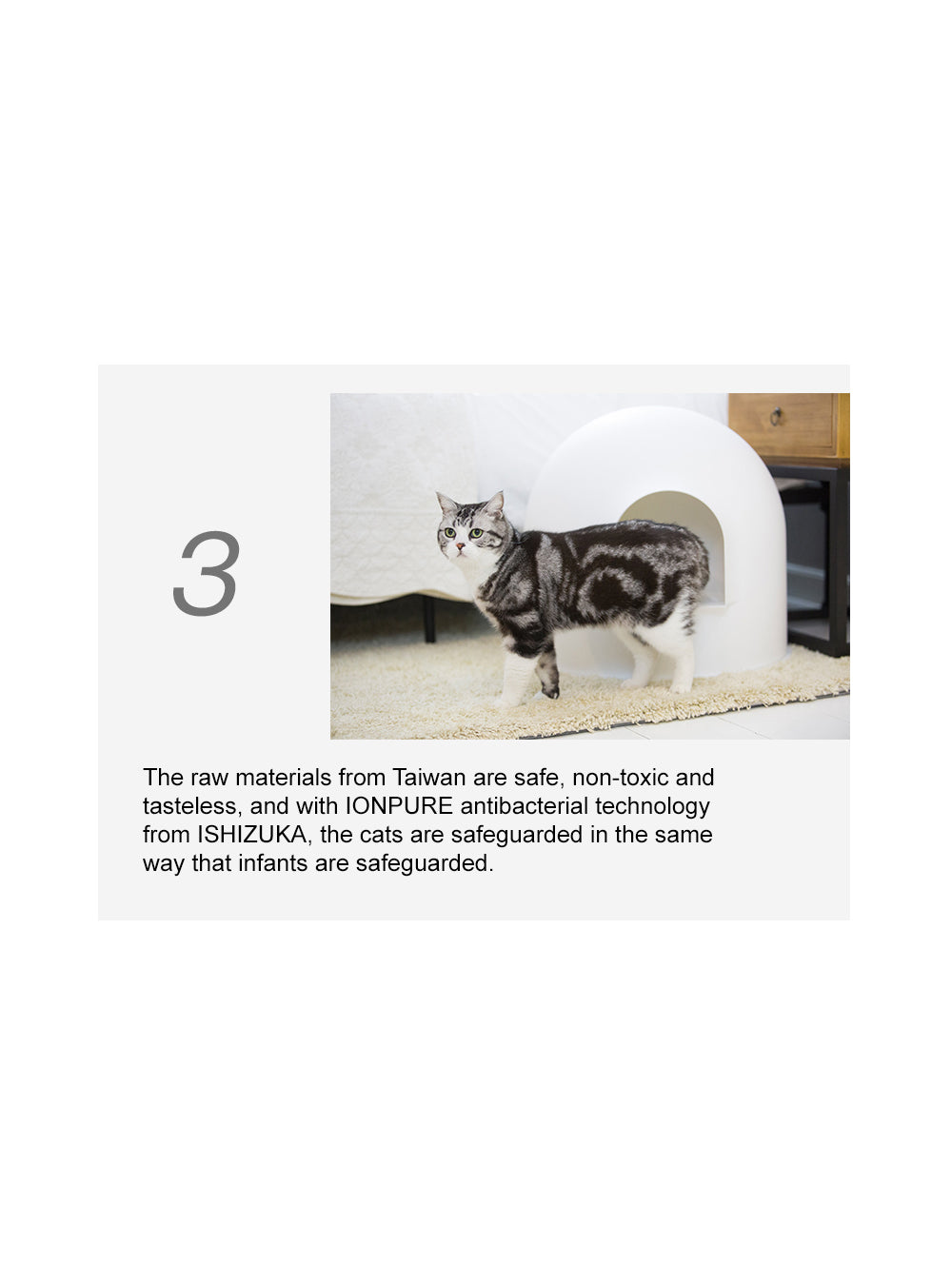 Pidan "Igloo" Cat Litter Box incl. litter scoop URBAN PAW PETS