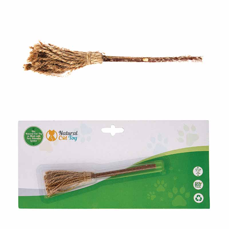 Natural Cat Toys - Silver Vine - Magic - Broom URBAN PAW PETS