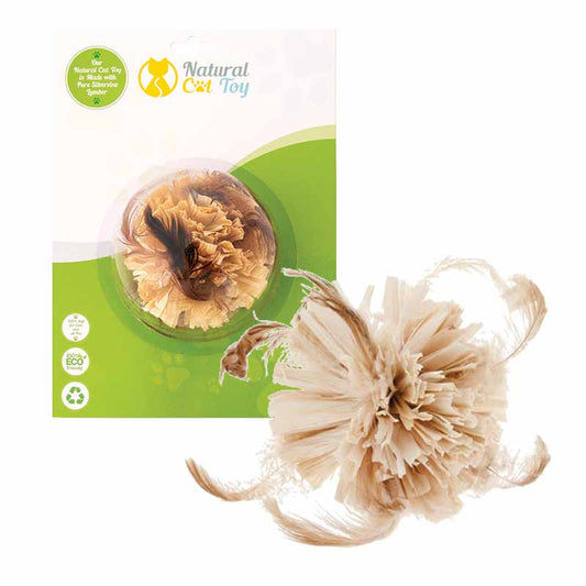 Natural Cat Toys - Corn - Feather - Ball